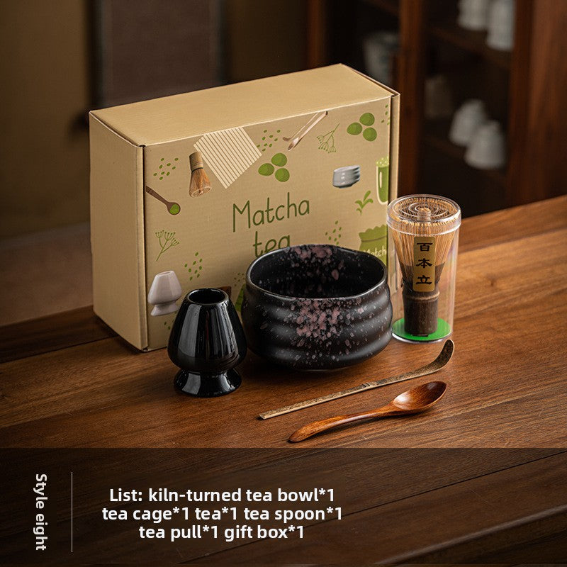 Eco-friendly Song Dynasty Bamboo Matcha Tea Whisk Set