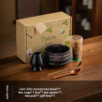 Eco-friendly Song Dynasty Bamboo Matcha Tea Whisk Set