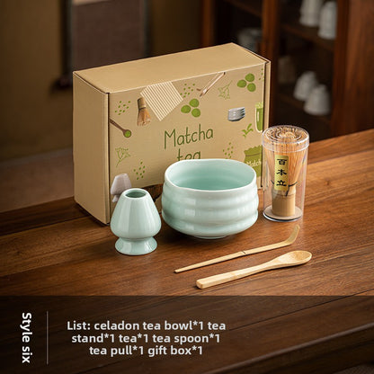 Eco-friendly Song Dynasty Bamboo Matcha Tea Whisk Set