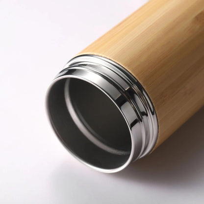 Eco-friendly Natural Bamboo Stainless Steel Insulated Cup