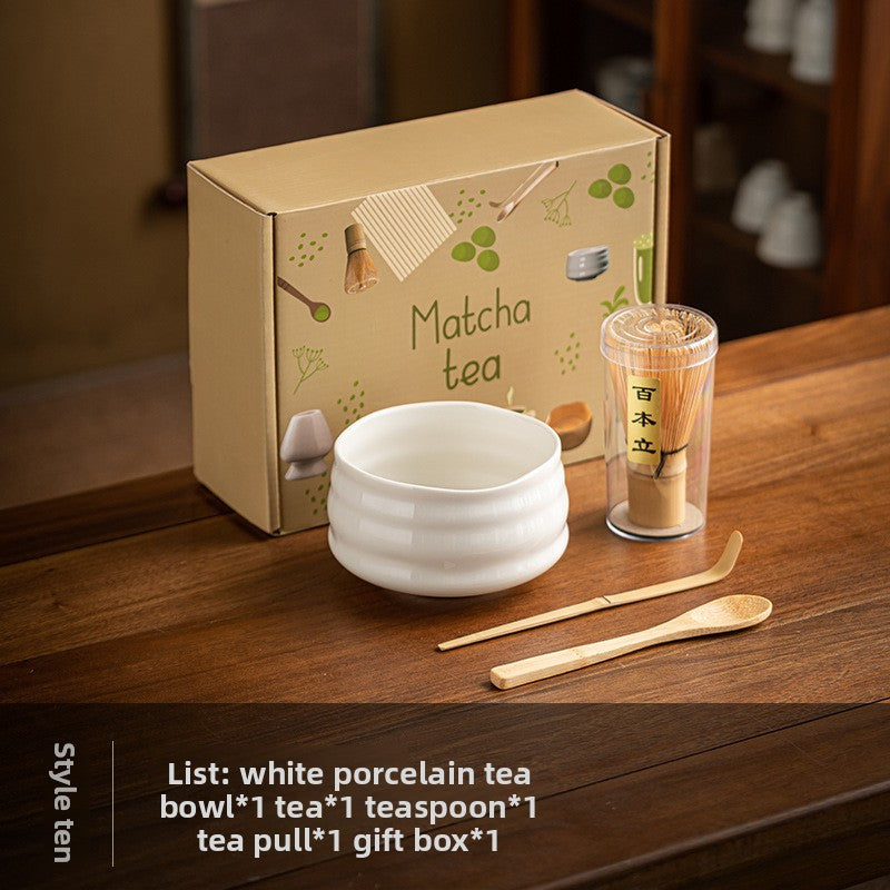 Eco-friendly Song Dynasty Bamboo Matcha Tea Whisk Set