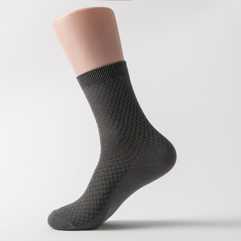Eco-friendly Bamboo Fiber Men's sweat-absorbing socks