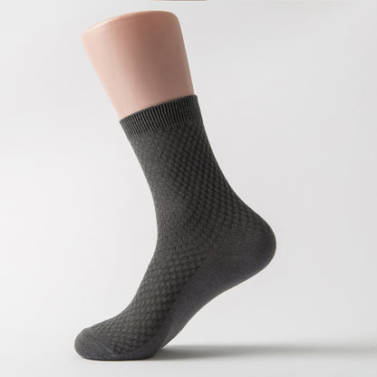 Eco-friendly Bamboo Fiber Men's sweat-absorbing socks