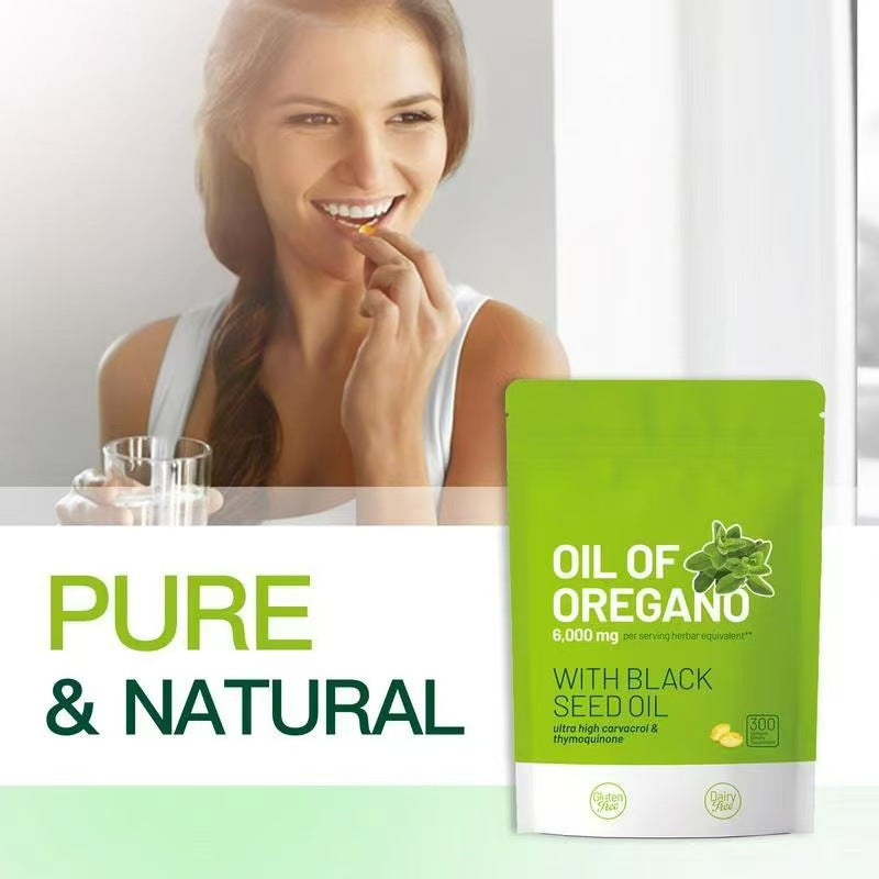 Oregano oil capsules