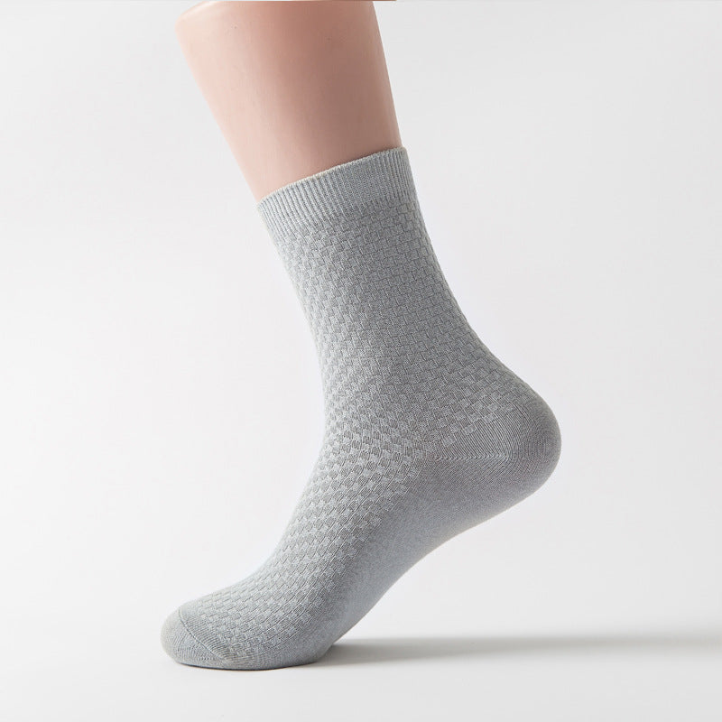 Eco-friendly Bamboo Fiber Men's sweat-absorbing socks