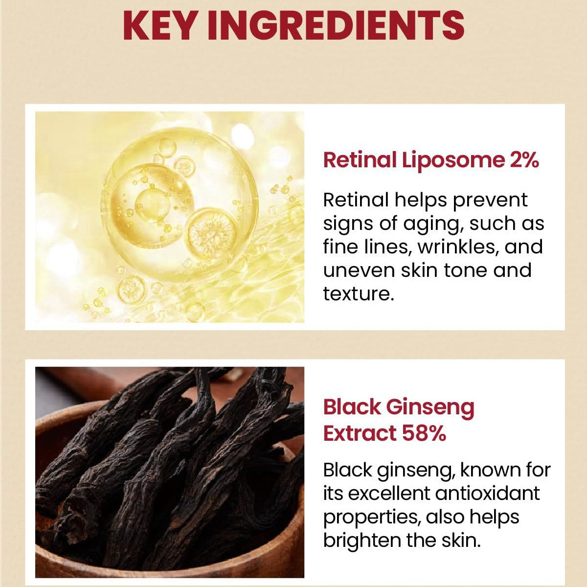 Retinol Ginseng Eye Cream