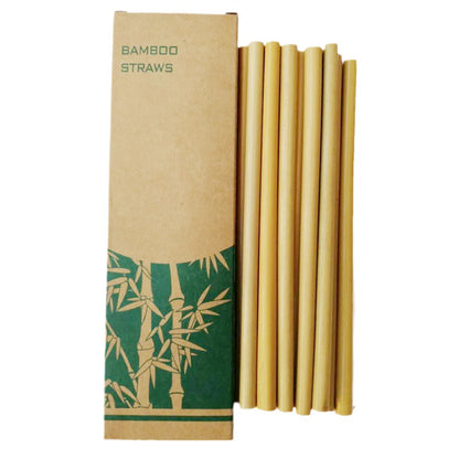 Eco-Friendly Natural Bamboo Straw Set