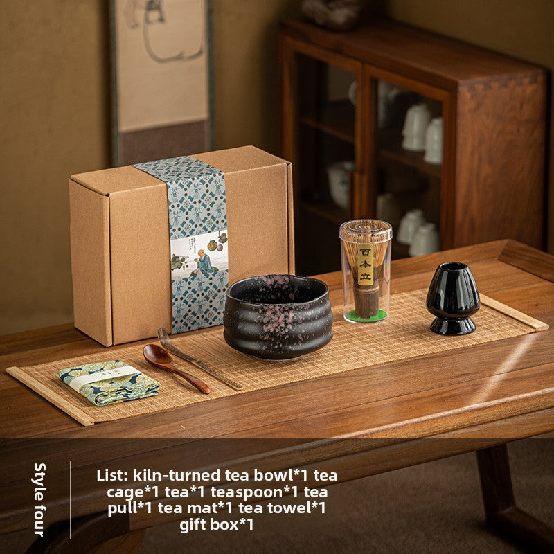 Eco-friendly Song Dynasty Bamboo Matcha Tea Whisk Set