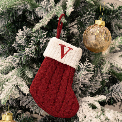 Letter Christmas Stocking Creative Hanging Ornament