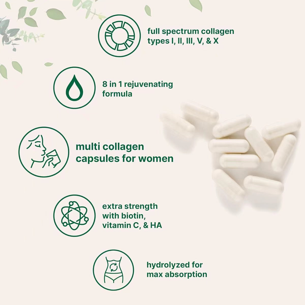 Multi Collagen Peptide Capsules