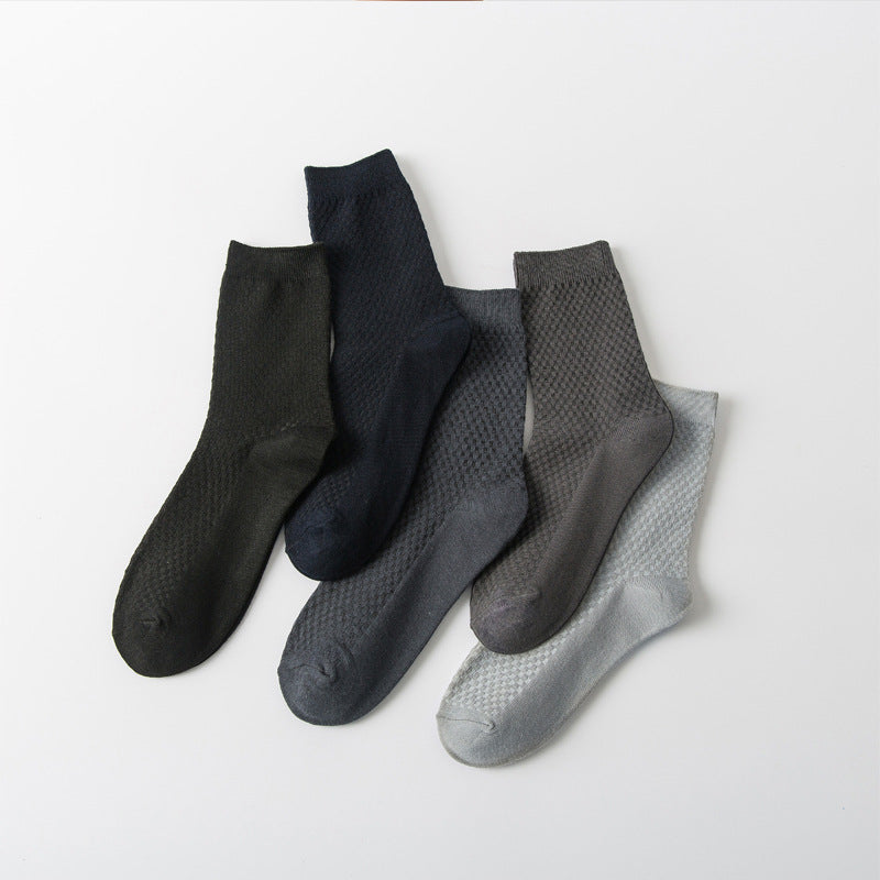 Eco-friendly Bamboo Fiber Men's sweat-absorbing socks