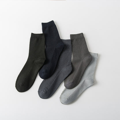 Eco-friendly Bamboo Fiber Men's sweat-absorbing socks