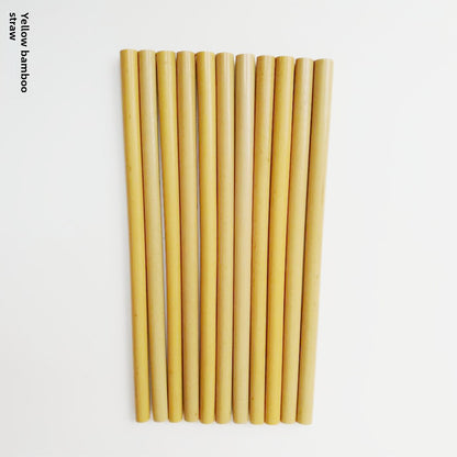 Eco-Friendly Natural Bamboo Straw Set