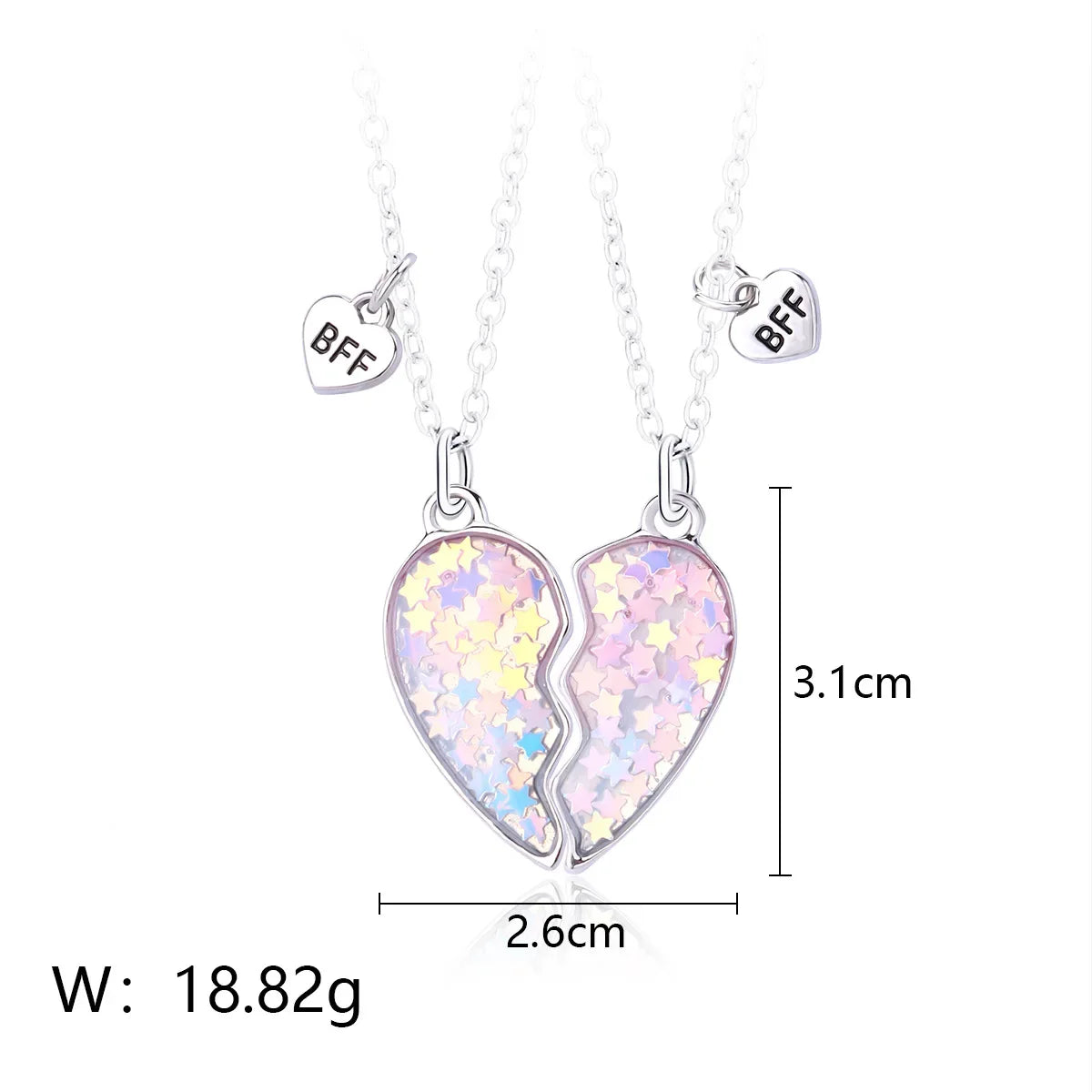 Fashion Magnetic Necklace for Couples Girls Luxury Style Pendant Heart Shape Magnet Pendant Chains Lover Gift 2025 New Arrival