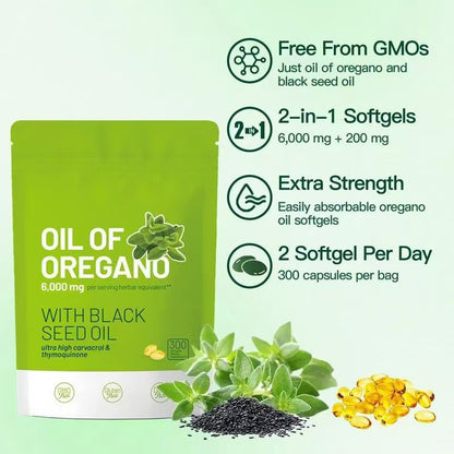 Oregano oil capsules