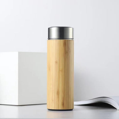 Eco-friendly Natural Bamboo Stainless Steel Insulated Cup