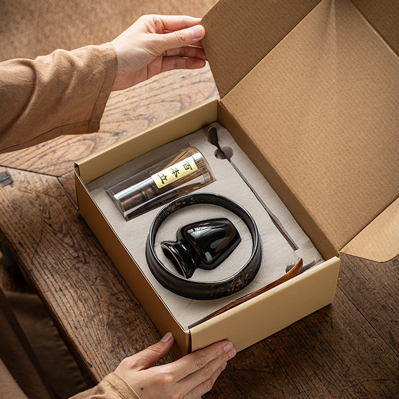 Eco-friendly Song Dynasty Bamboo Matcha Tea Whisk Set