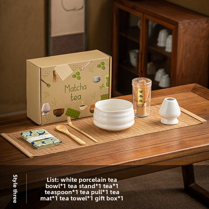 Eco-friendly Song Dynasty Bamboo Matcha Tea Whisk Set