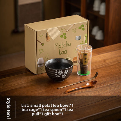 Eco-friendly Song Dynasty Bamboo Matcha Tea Whisk Set